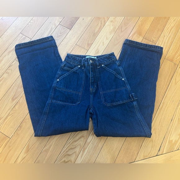 twik Denim - Twik Classic Dark Blue Wide Leg Jeans